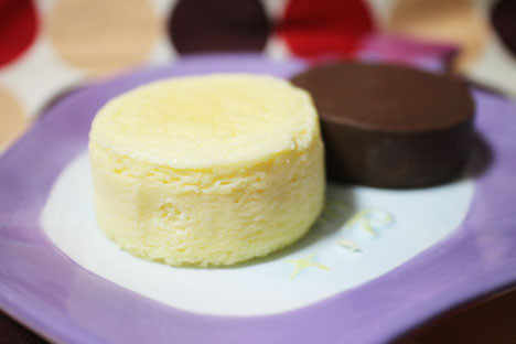 【ジョリ・クレール】チーズスフレ&チョコスフレ