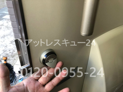 防犯サムターン引き起こし型パタンテ ドアロック無傷開錠