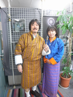 ブータン王夫妻?