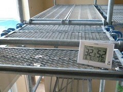 2階吹抜けの温度