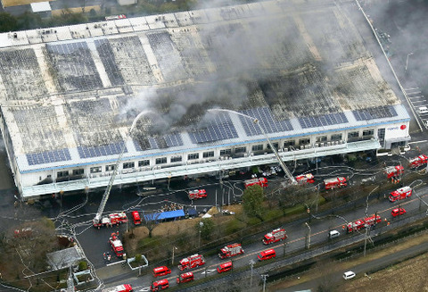 西川産業の倉庫