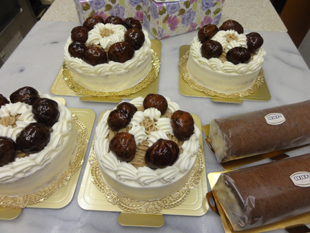 栗のケーキ
