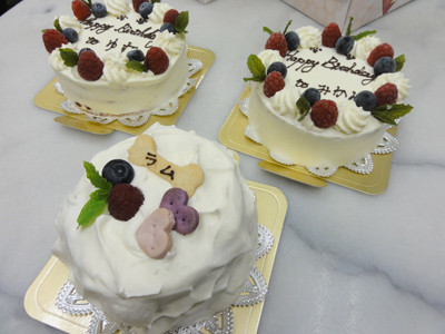 ラム、みかん、ゆずケーキ