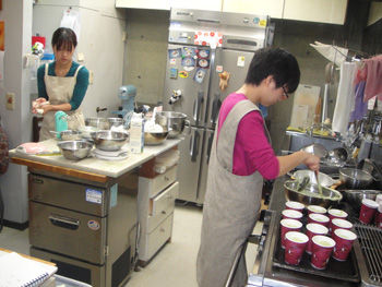 カップシフォン作成中