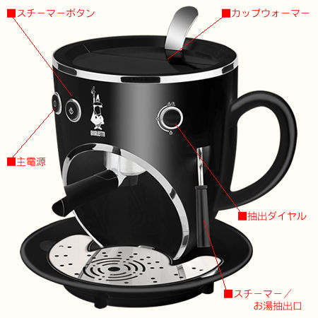 ビアレッティ　タッゾーナ　エスプレッソメーカー イタリア、BIALETTI（ビアレッティ）の新作エスプレッソマシン