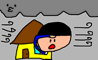台風です