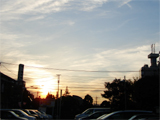 夕日