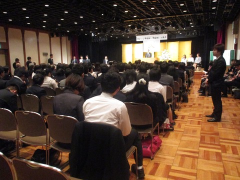 入学式会場全体