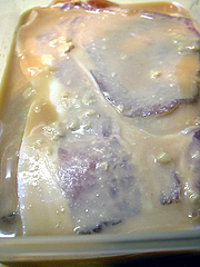 豆腐よう汁+豚肉