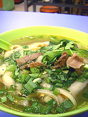 牛肉刀削麺(小)6元