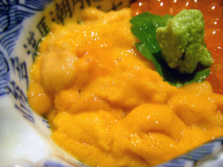 塩水うに最高です
