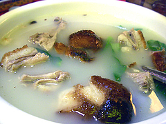 〆は鴨湯