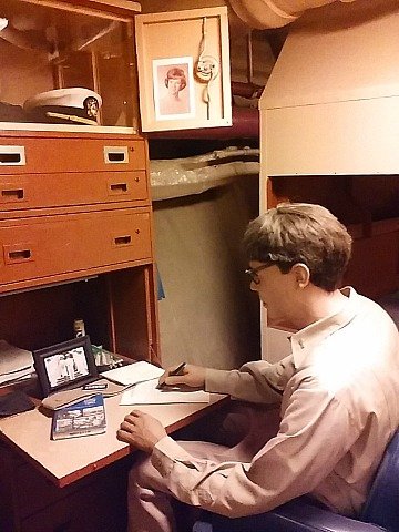 guy writting a letter
