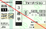 180729新潟11RアイビスSD 3連単