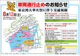 東京湾大華火大会2006交通規制図
