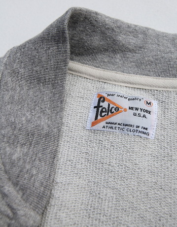 Felco French Terry Award Zipfront Jacket HEATHER GREY (4)