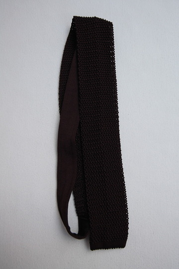 Component Silk Knit Tie BURGUNDY (3)