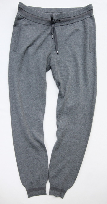 YaYa Wool Sweat Pants DARK GREY MELANGE (6)
