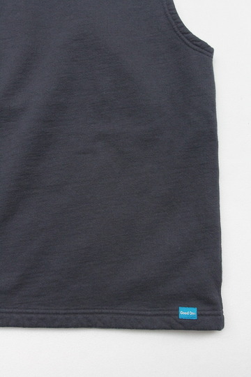Goodon Pullover Crew Sweat Vest SMOKY BLACK (3)