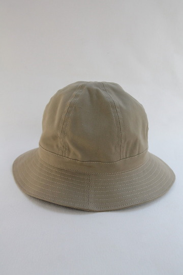 Au Vrai Chic BRITAIN Dome Hat Sanded Twill BEIGE (2)