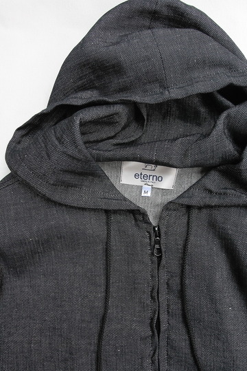 eterno Hood Coat AST 00 BLACK (2)