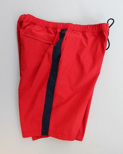 MIDA Nylon Shorts with Mesh Lining RED X NAVY (3)