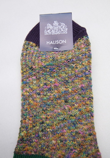 HALISON Marble Slab Anckle Socks YELLOW (4)