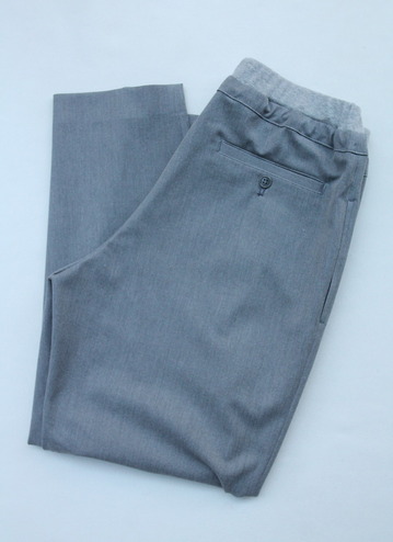 Le Ciel de Harriss T Rayon Tuck Easy Pants GREY