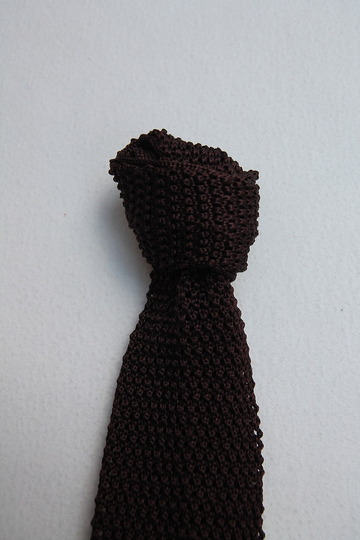 Component Silk Knit Tie BURGUNDY (4)