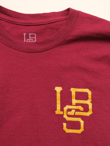 Long Beach Skate Co LBS League SS MAROON (2)