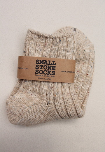 SMALL STONE Socks Cotton Linen Crew Socks MIX (2)