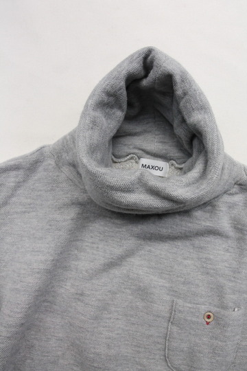 MAXOU Cotton Wool Pique Turtle GREY (2)