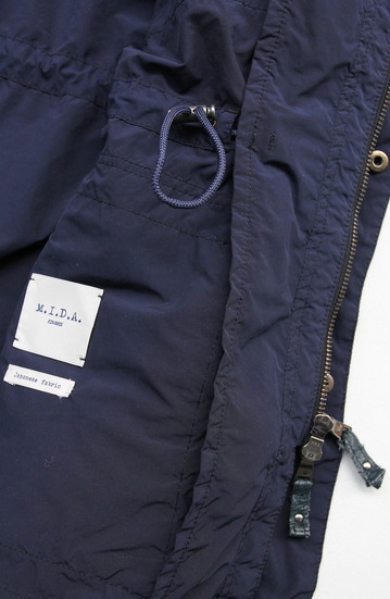 MIDA Type M65 With Hood Materiale made in Japan NAVY (5)