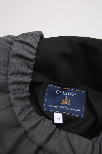 CASTERS Summer Wool 2Pleats Trousers LITE GREY (6)