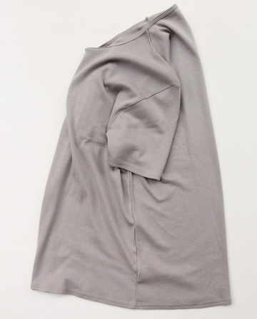 Dead Stock Made in FRANCE 1x1 Rib Crew Tee GREY (3)