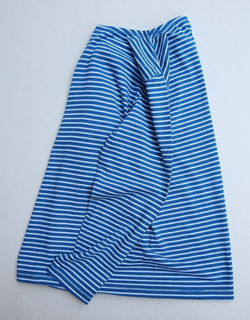 Goodon Border Boatneck LS Tee BLUE X WHITE (2)