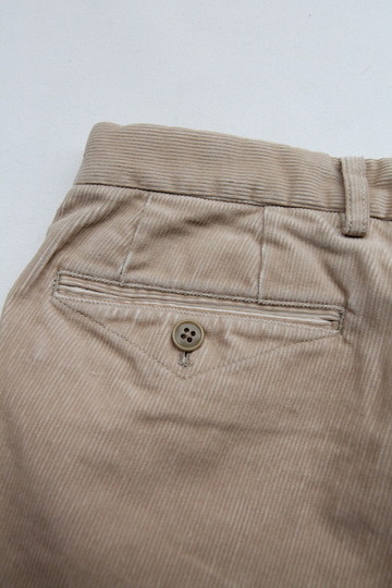DC WHITE Corduroy Basic Pants BEIGE (3)