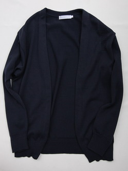 RICEMAN Knit Cardigan Butttonless Loosefit NAVY