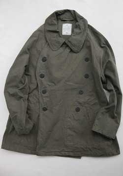 HTS Double Over Coat ARRAS GREEN