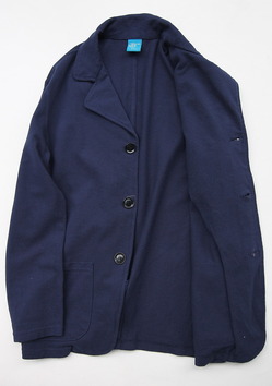 Goodon Cotton Pique 3 Button Blazer NAVY (3)