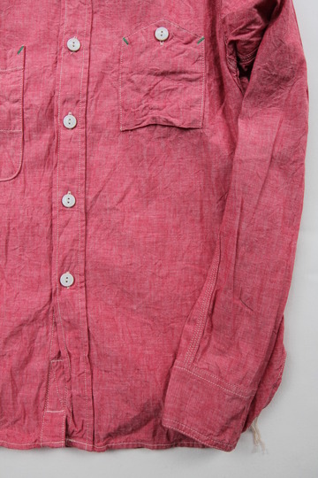 Fob Chambrey Work Shirt RED (6)