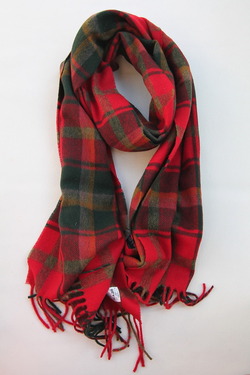 Highland Tweeds DARK MAPLE Stole