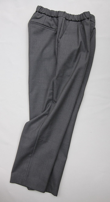 CASTERS Summer Wool 2Pleats Trousers LITE GREY (2)