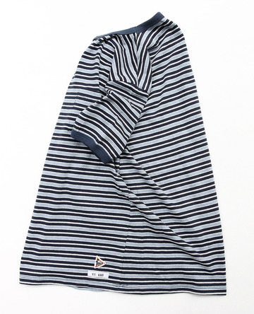 Felco Multi Border Ringer Tee NAVY (5)