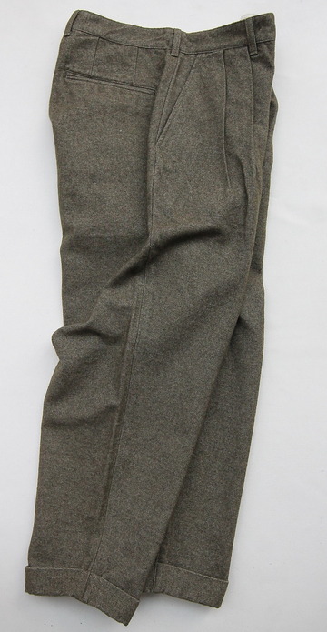 FOB 2 Tuck Wide Pants CW Back Satin OLIVE (7)