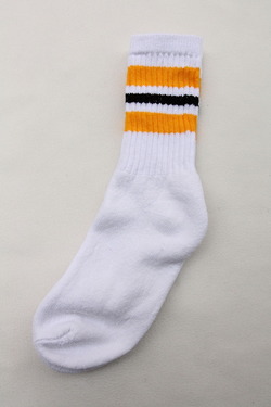 STRIP Crew Socks 9-11 GOLD X BLACK (3)