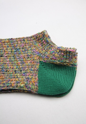 HALISON Marble Slab Anckle Socks YELLOW (2)