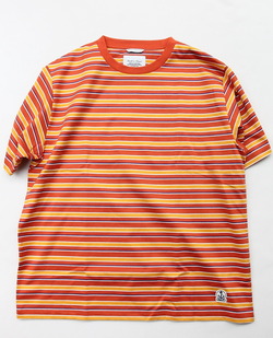 FIDELITEY Multi Border SS Tee ORANGE
