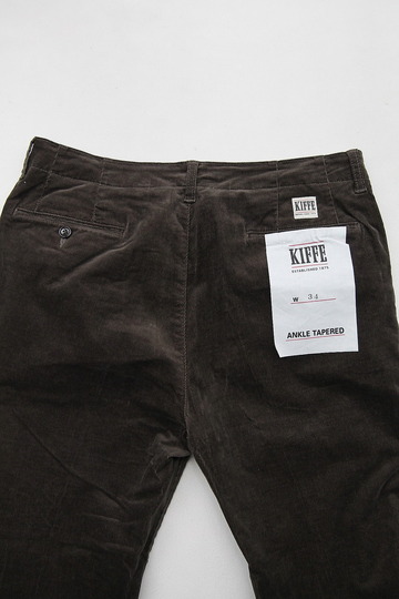 KIFFE Corduroy Mens Anckle Tpd OLIVE (4)