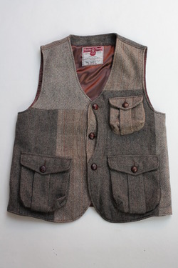 Keaton Chase Remake Harris Tweed Hunting Vest (9)
